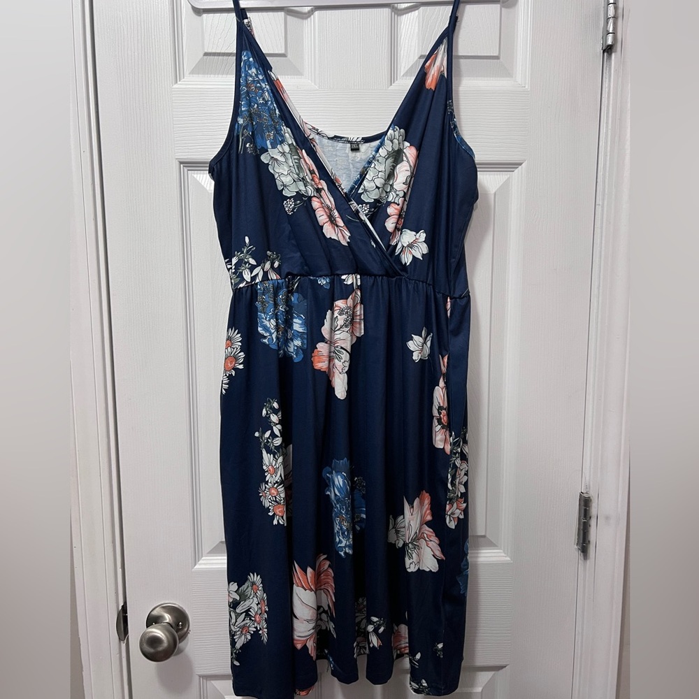 2XL Floral Sundress